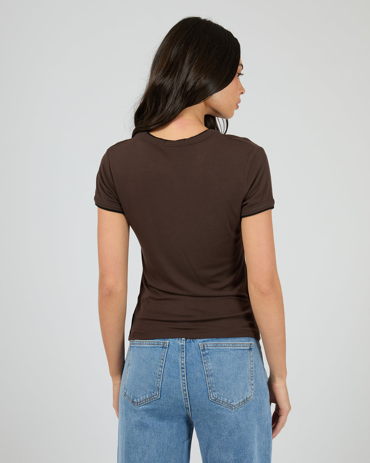 Aae Layers Tee Brown