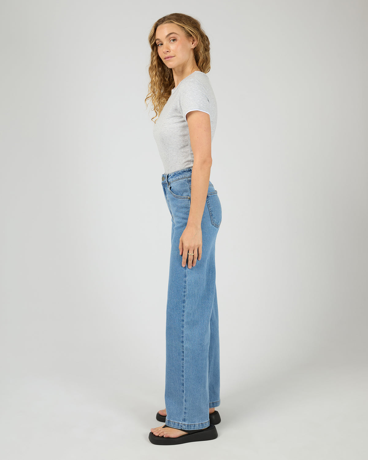 Aae Layers Tee Grey Marle