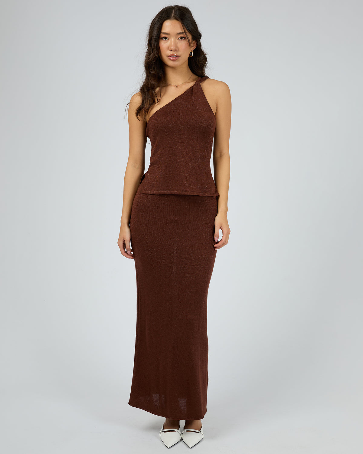 Jayla Maxi Skirt Brown