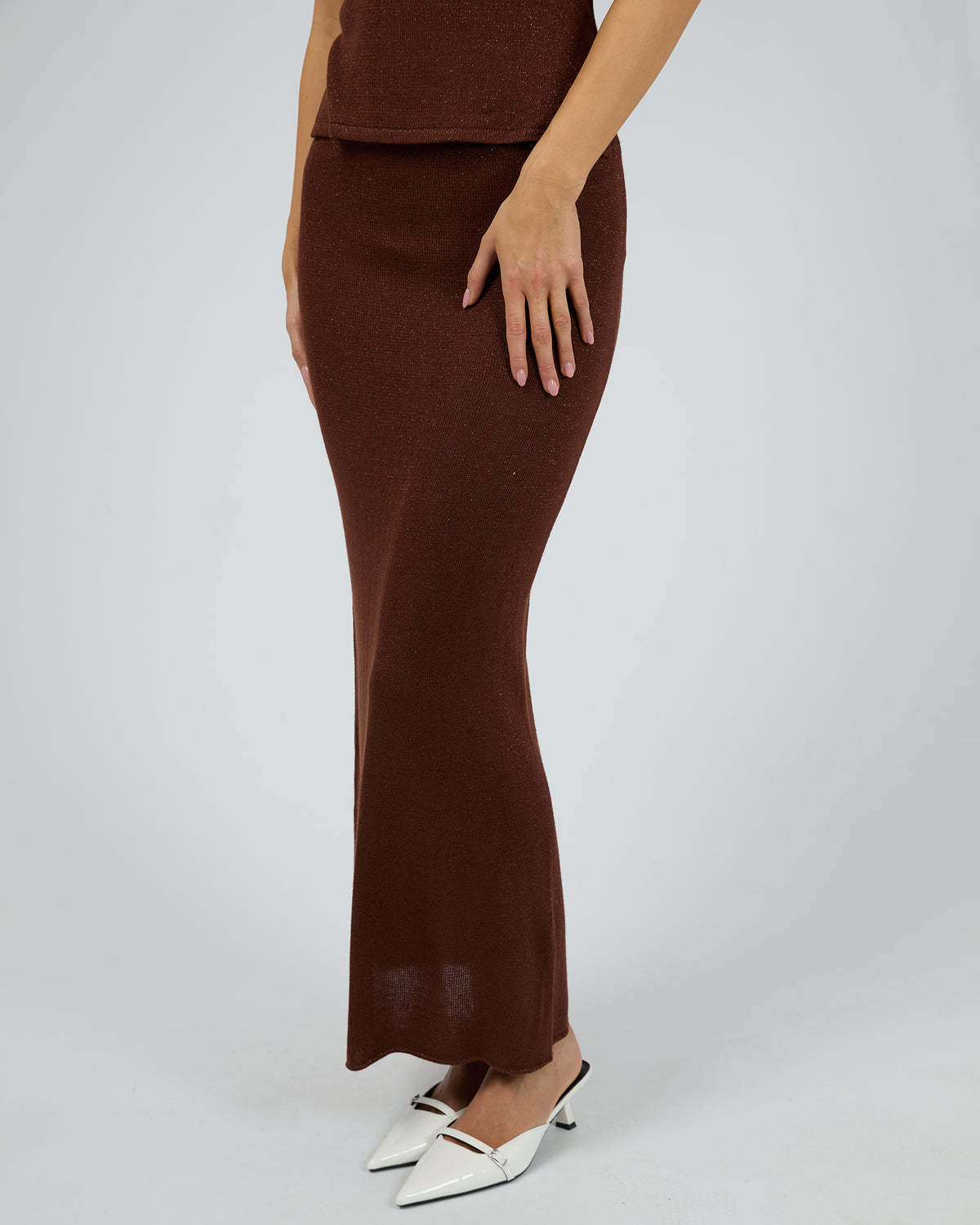 Jayla Maxi Skirt Brown