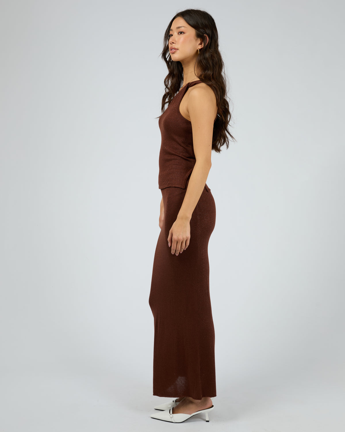 Jayla Maxi Skirt Brown