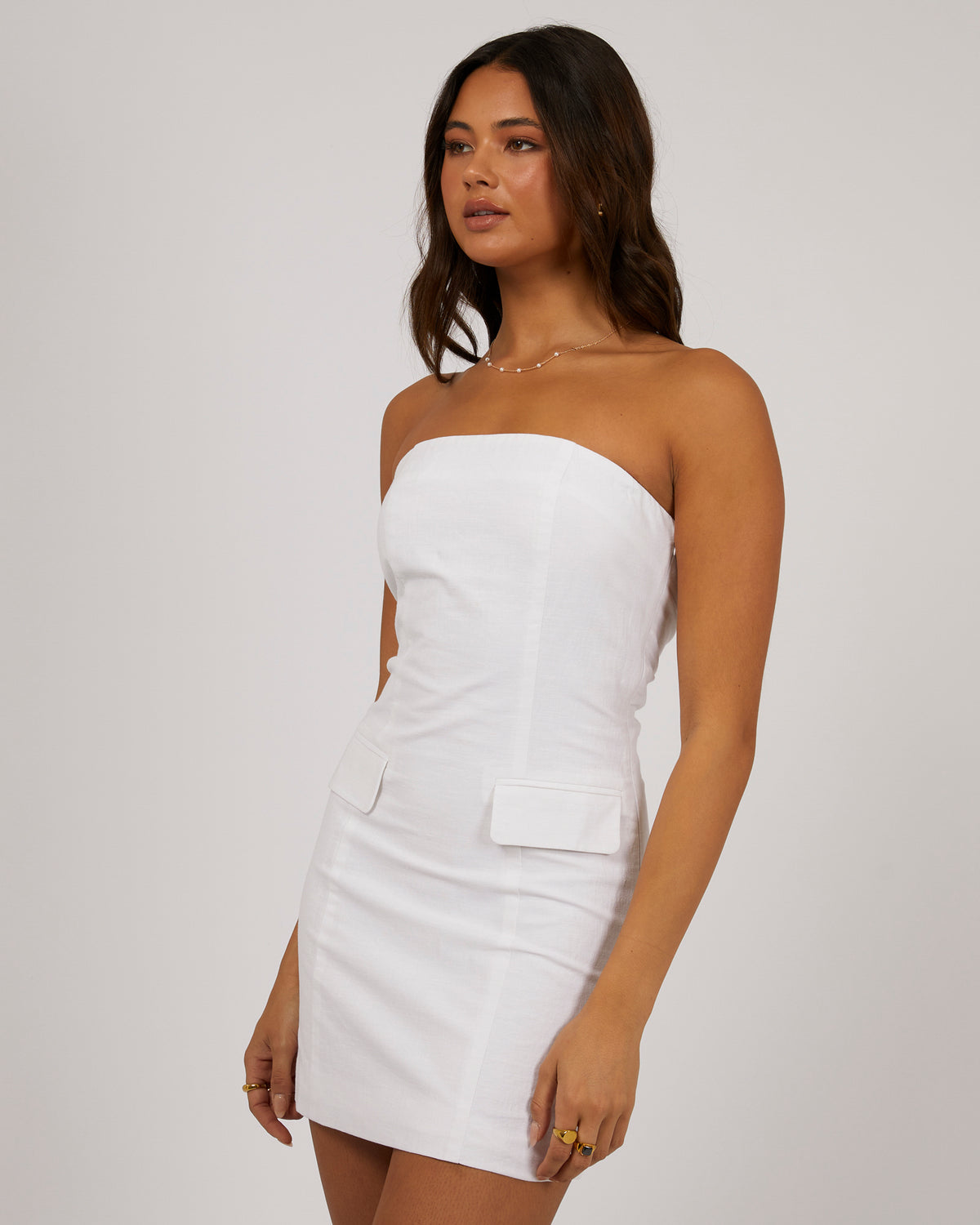 Tilly Mini Dress White