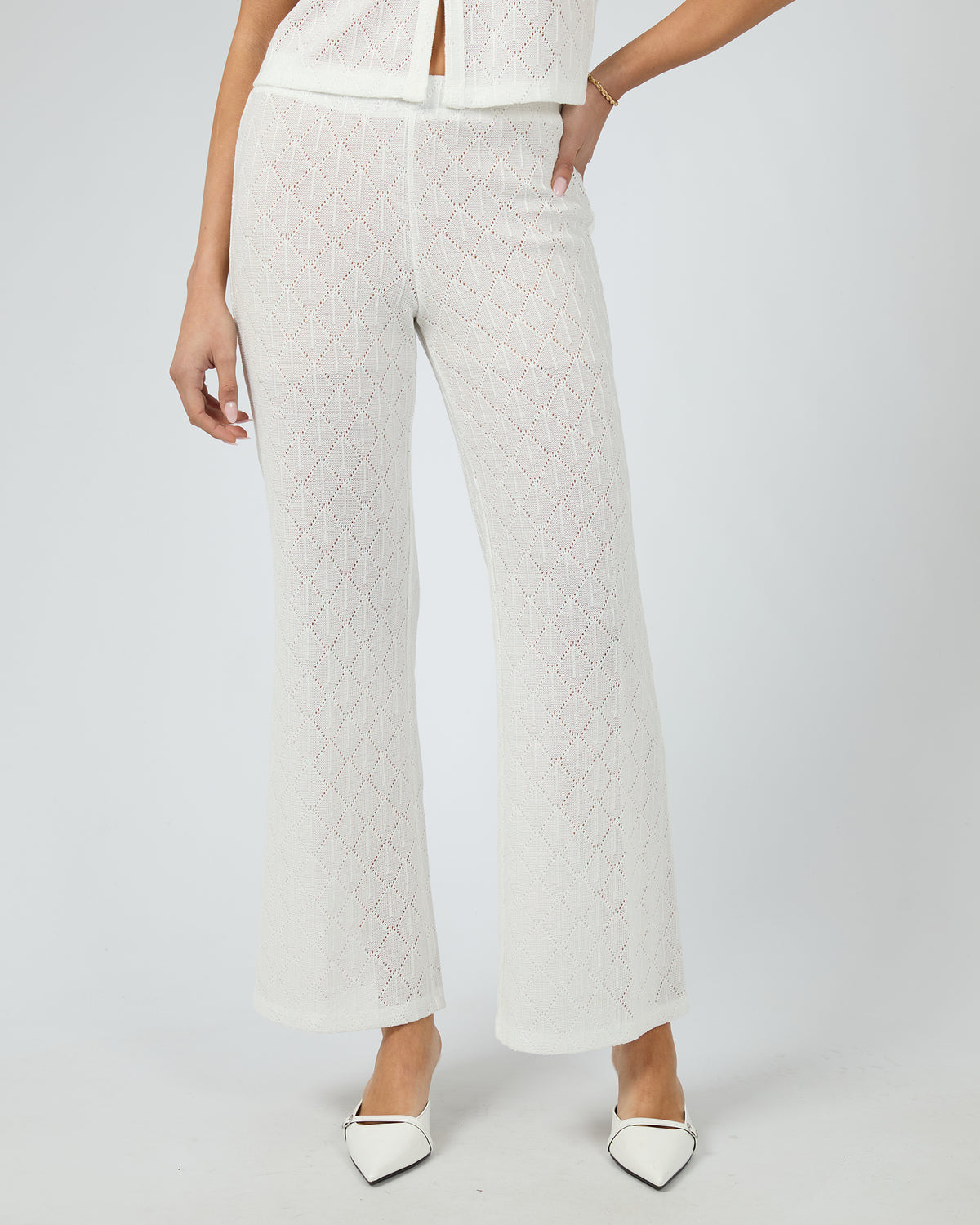 Aurora Pant White