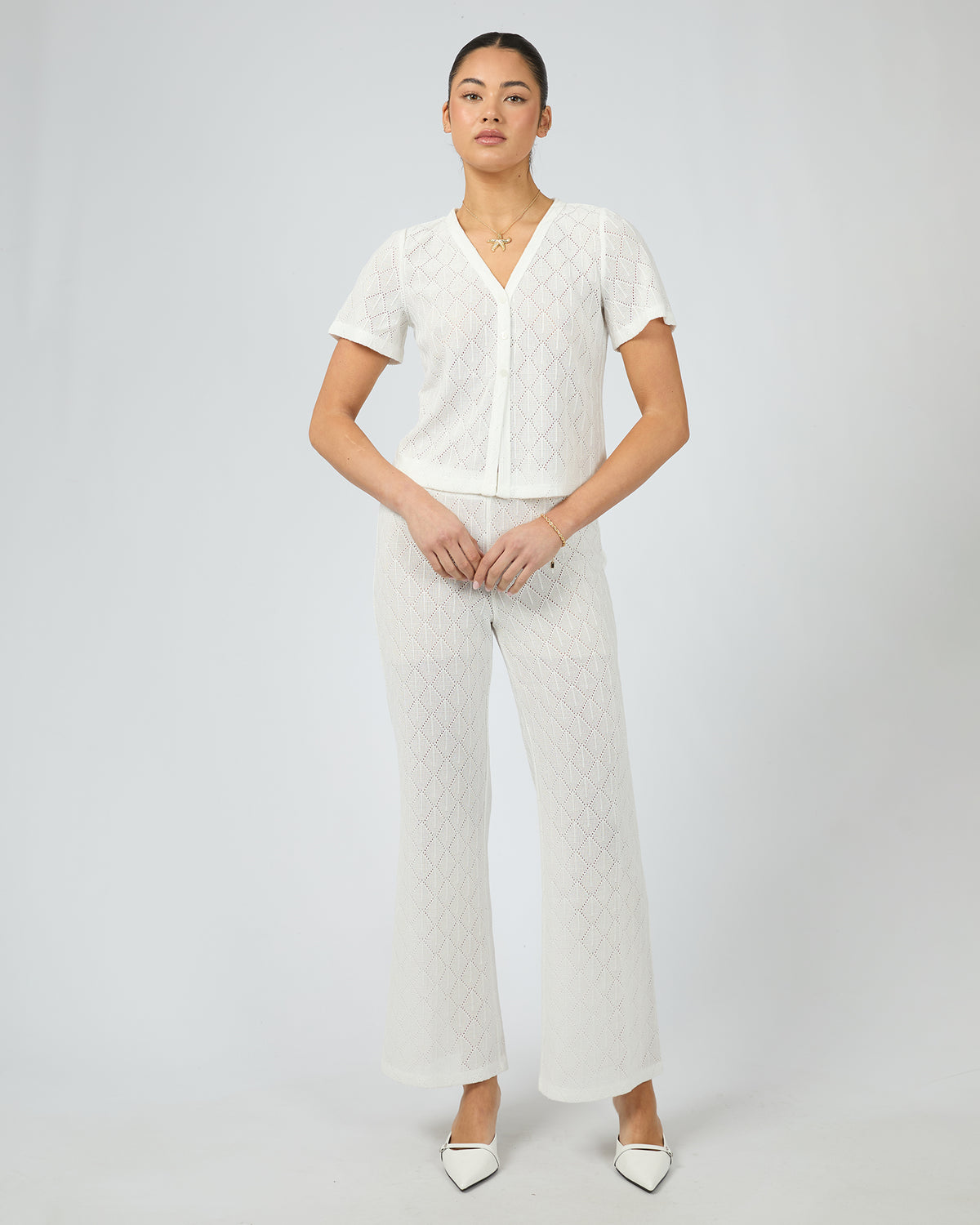 Aurora Pant White