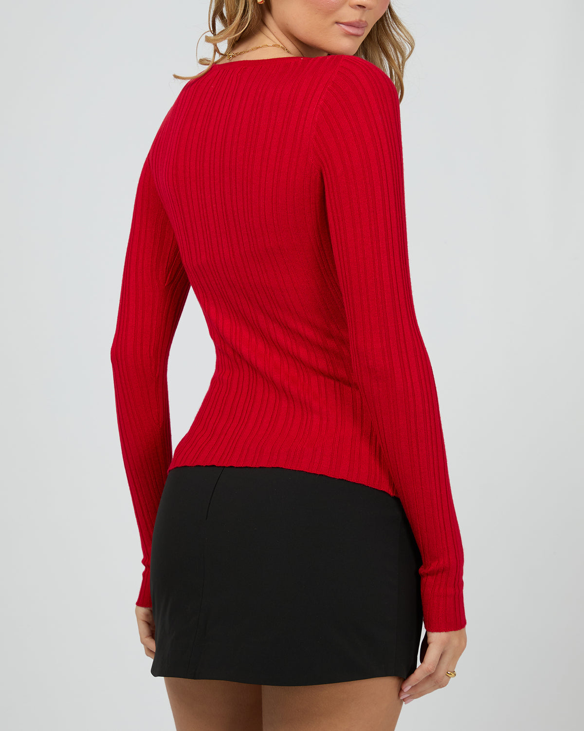 Mimi Cardigan Red