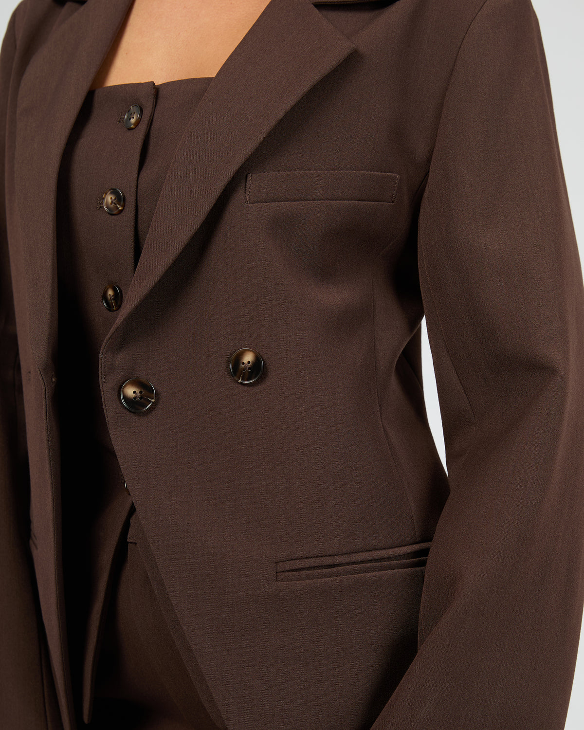 Margot Blazer Brown