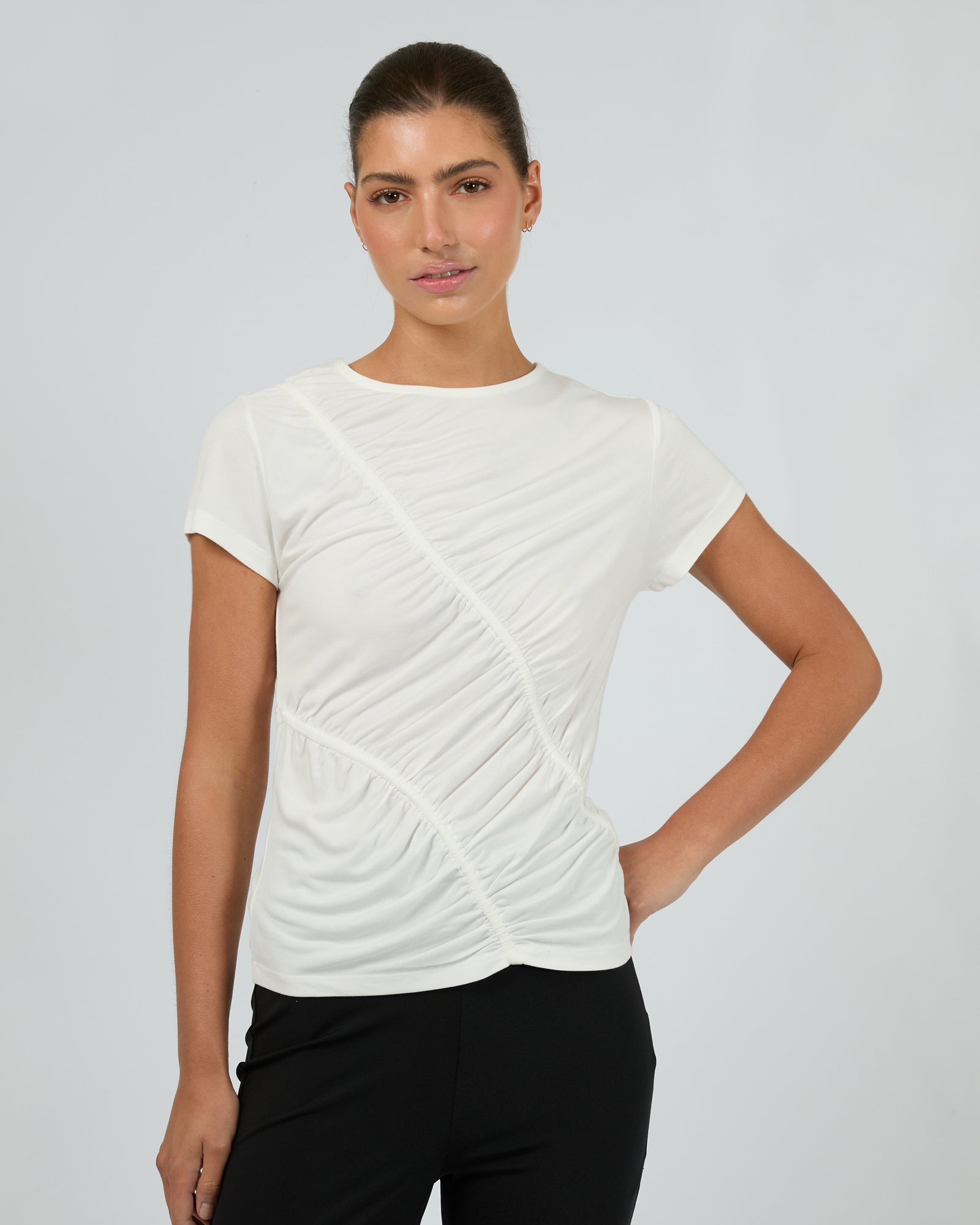 ruched tee