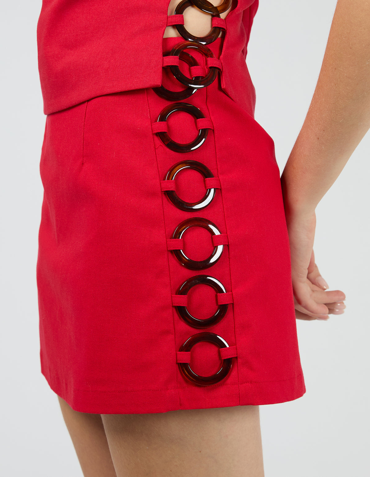 Baylee Skort Red