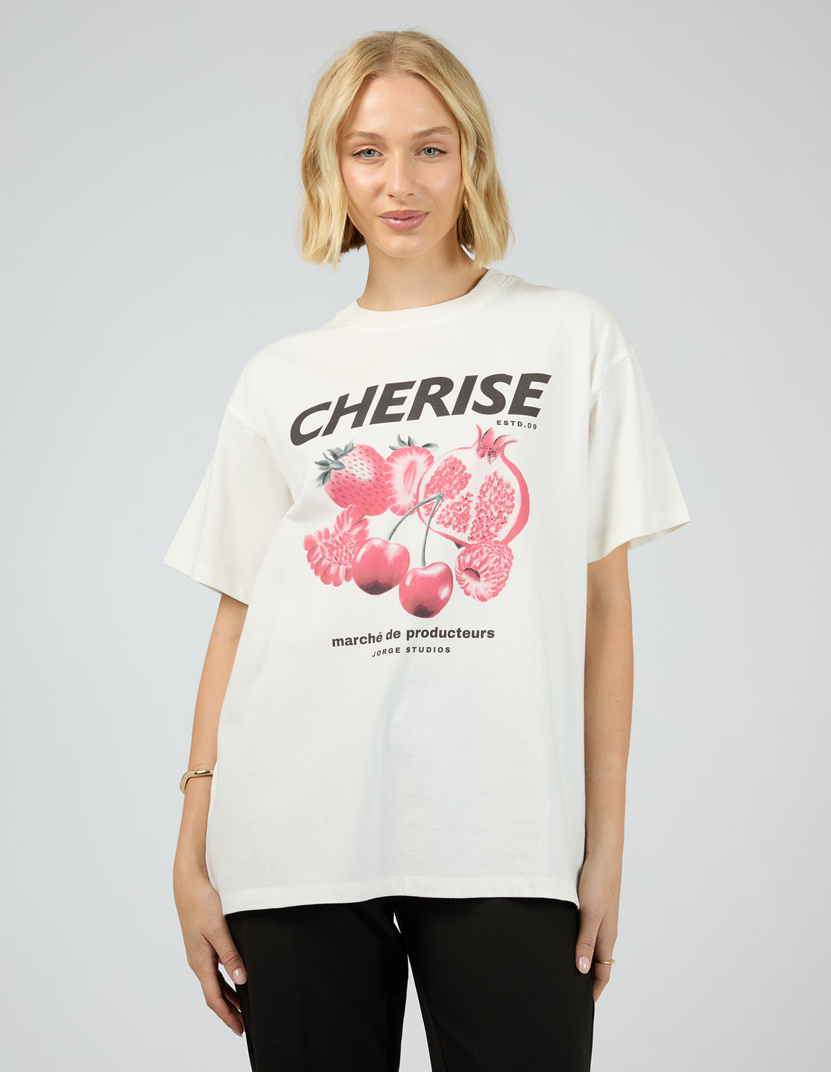Cherise Tee Vintage White