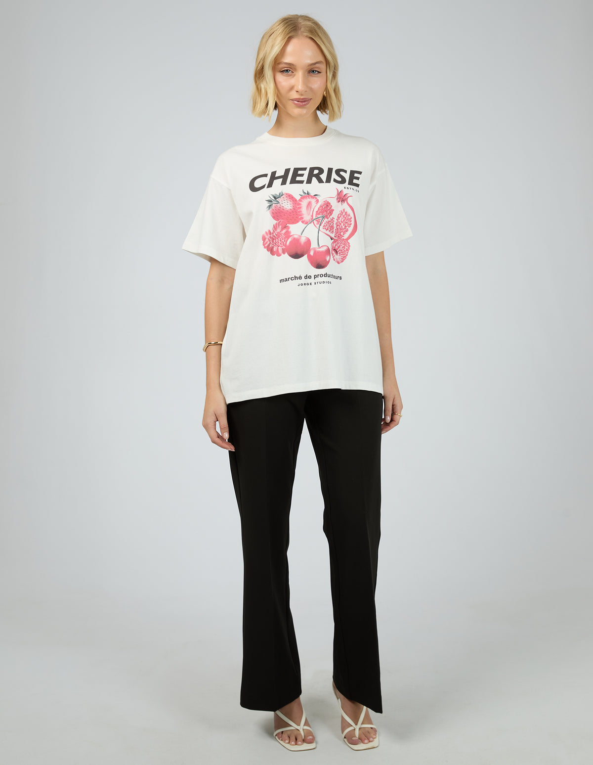 Cherise Tee Vintage White