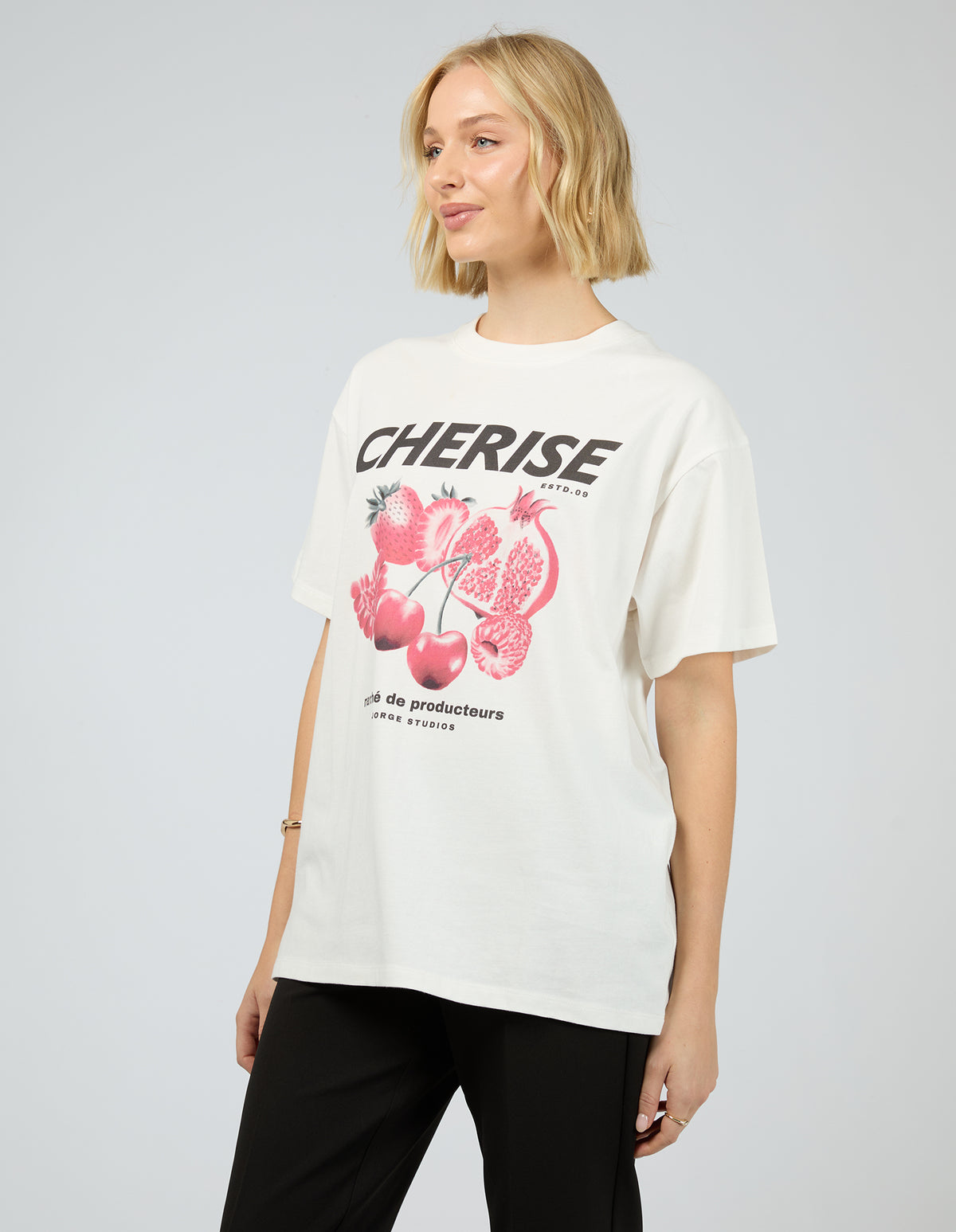 Cherise Tee Vintage White