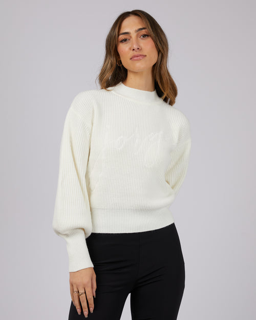 Jorge Knit Sweater Vintage White