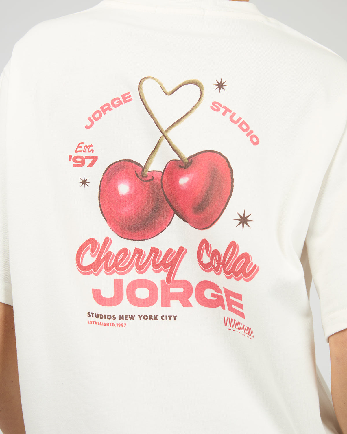 Cherry Cola Tee Vintage White