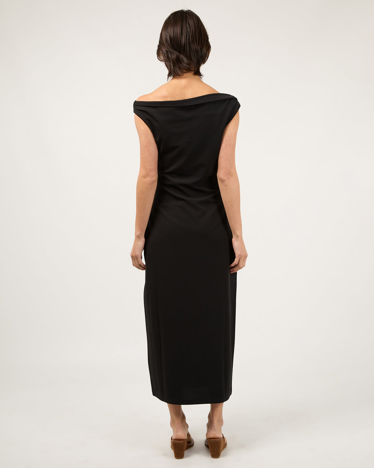 Ivy Off Shoulder Maxi Dress Black