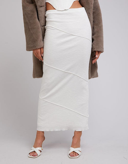 Tina Maxi Skirt White