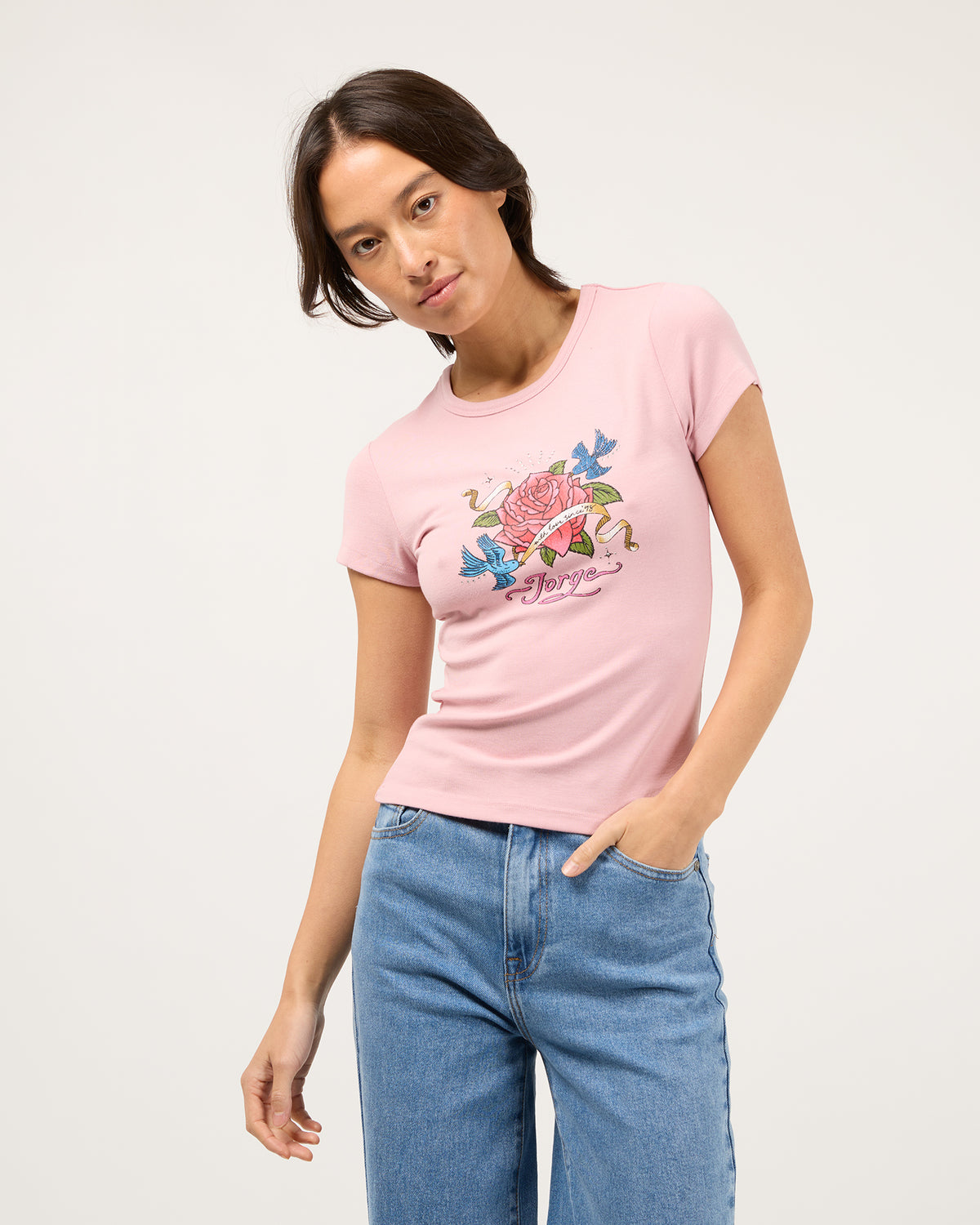 Romantics T Shirt Pink