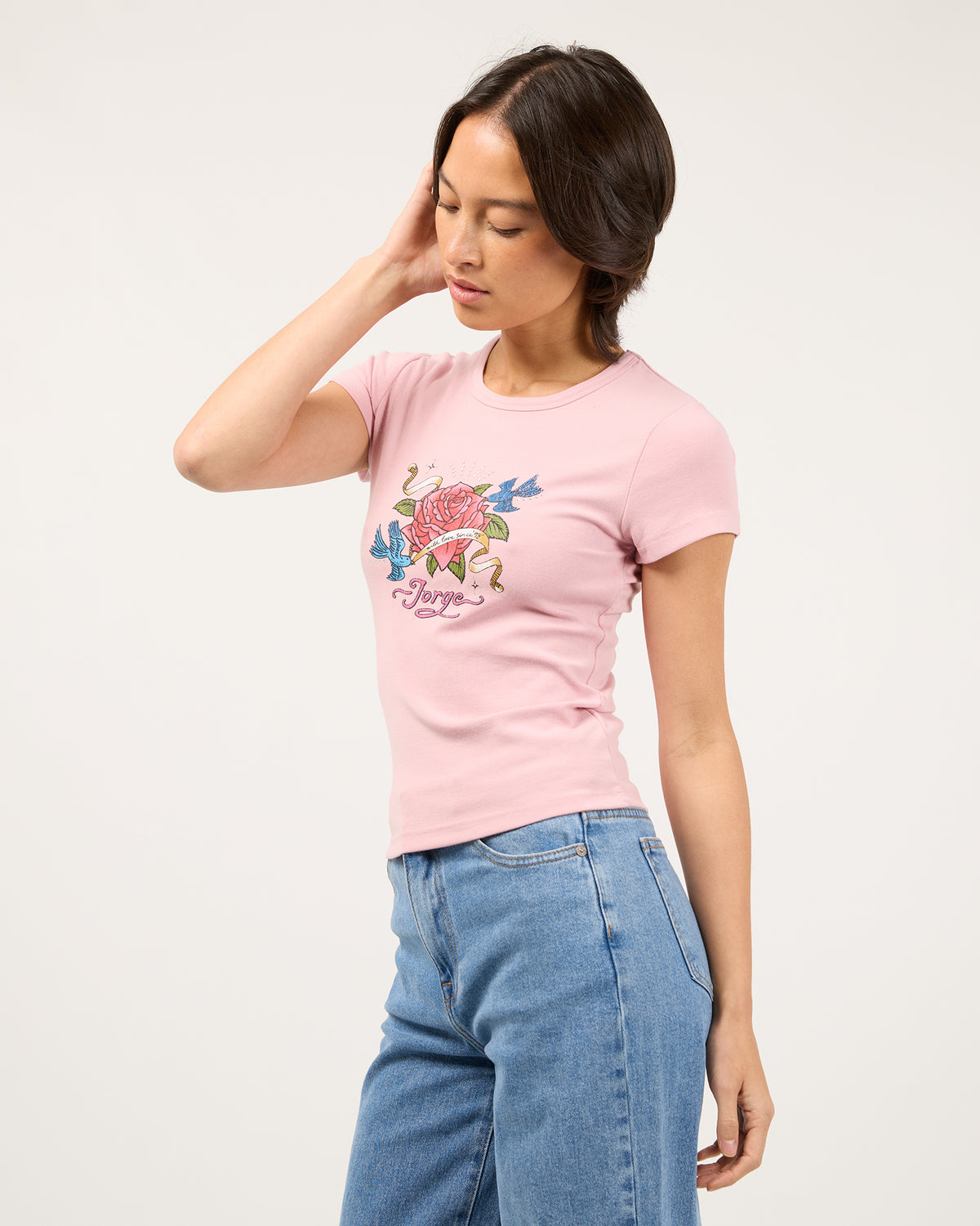 Romantics T Shirt Pink