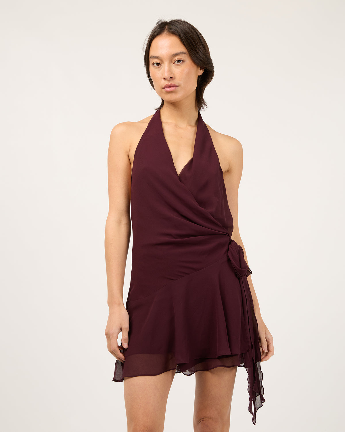 Nessa Wrap Dress Port