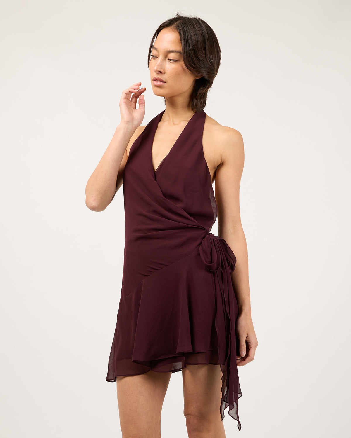 Nessa Wrap Dress Port