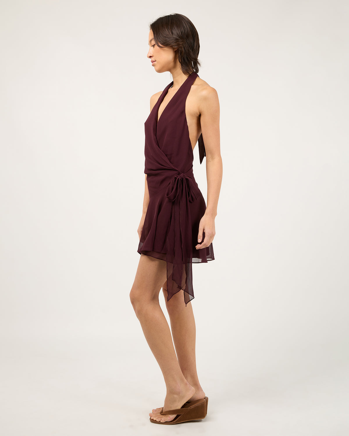 Nessa Wrap Dress Port