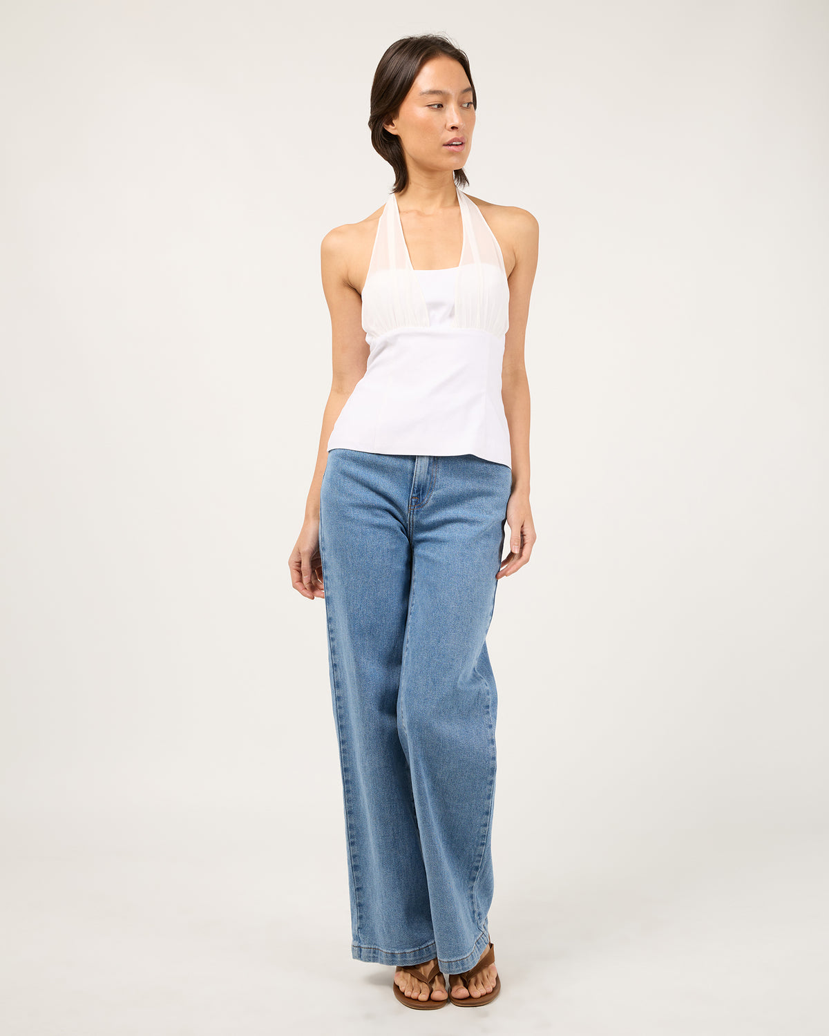 Remy Bustier White