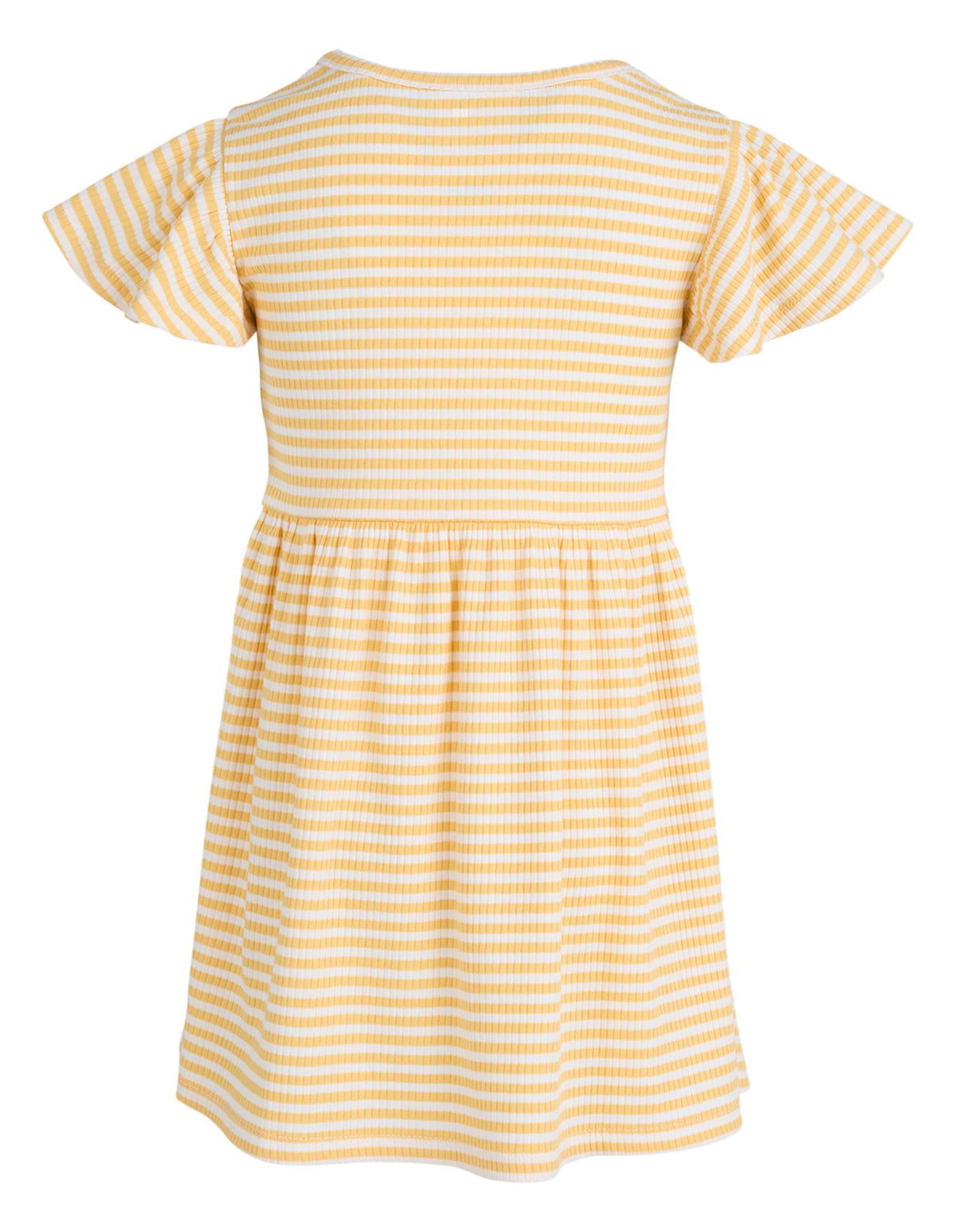 Kids Gabriella Rib Dress Yellow