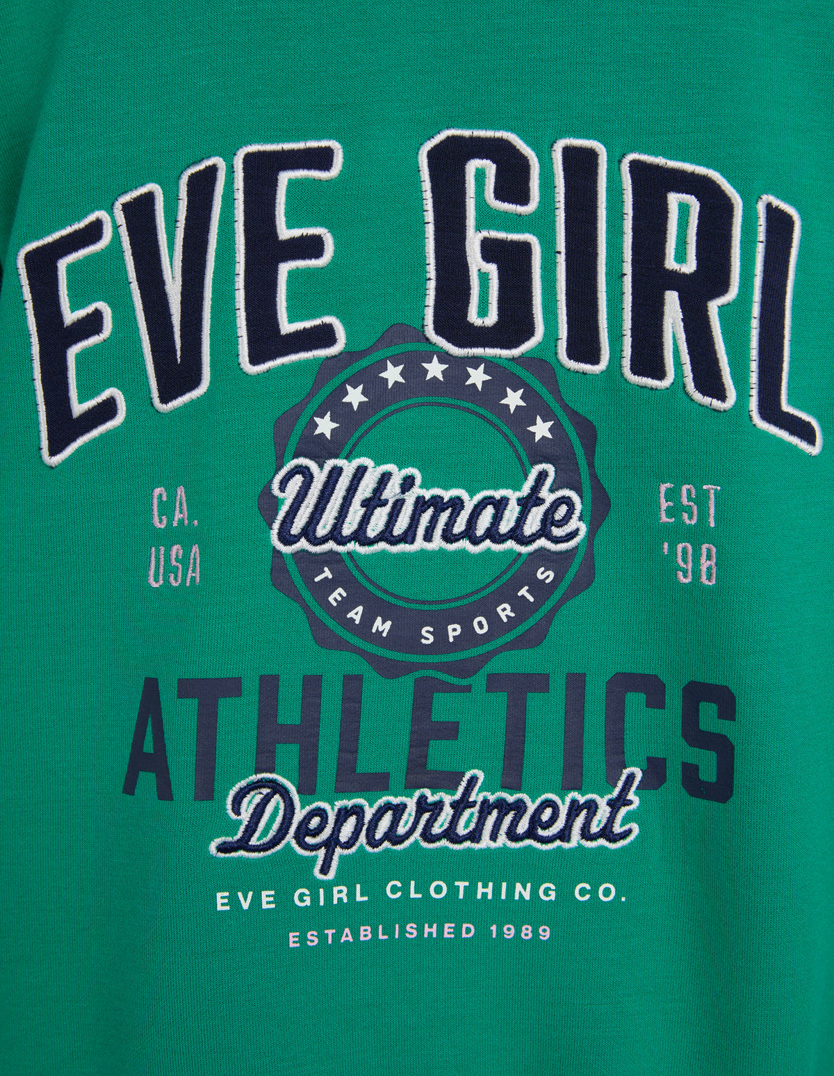 Kids Ultimate 1/4 Zip Crew Green