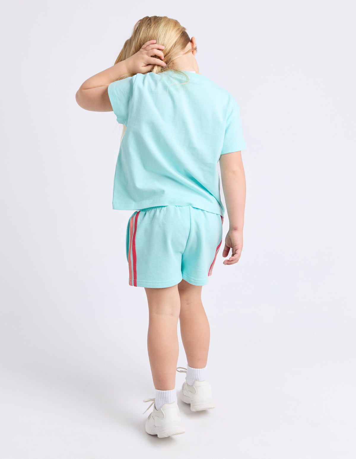 Kids Retro Tee Light Blue