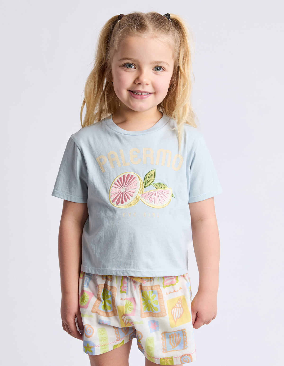 Kids Palermo Tee Light Blue