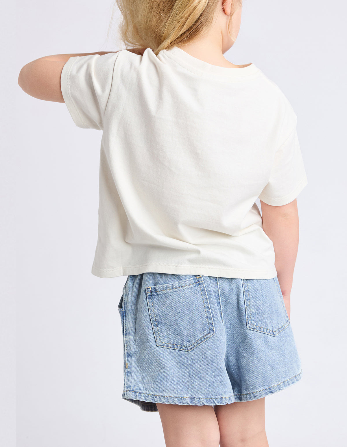 Kids Tropical Tee Vintage White