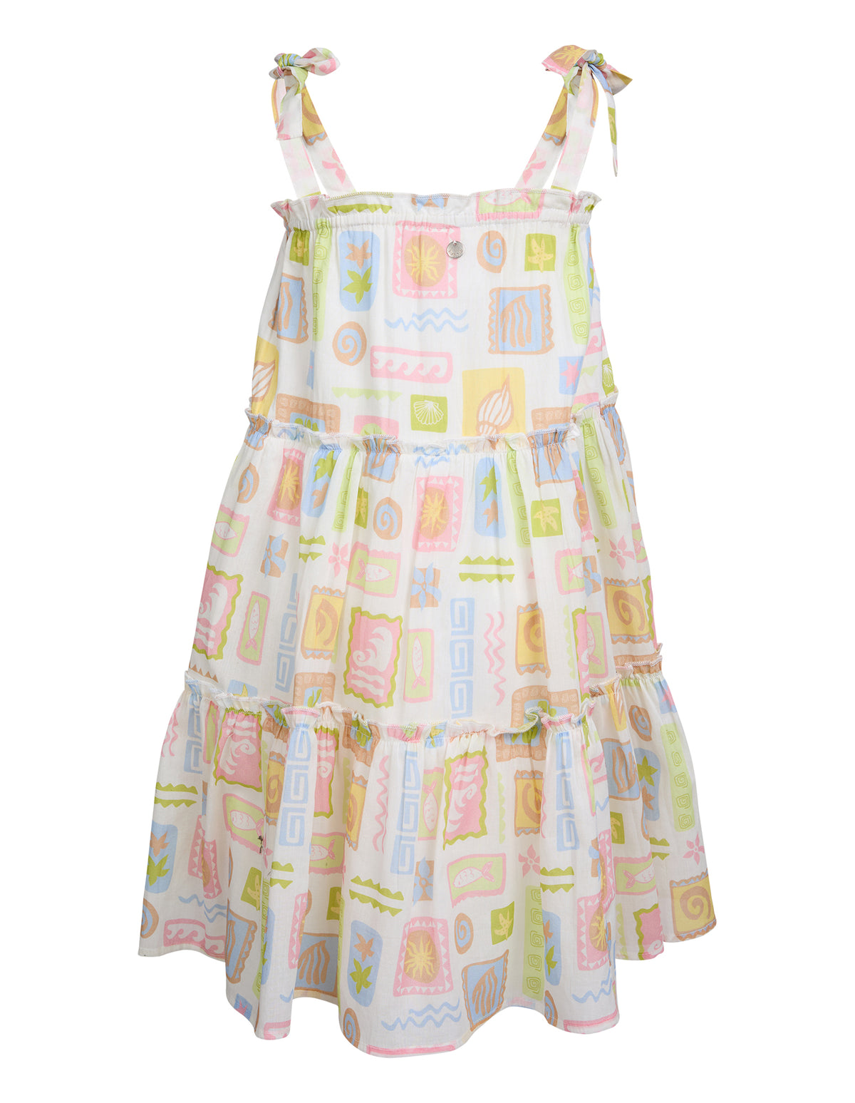 Kids Matisse Tiered Mini Dress Print
