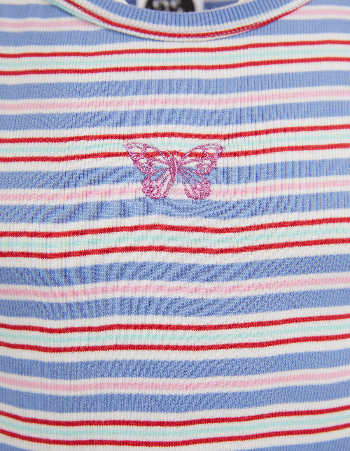 Teen Tory Rib Tank Stripe