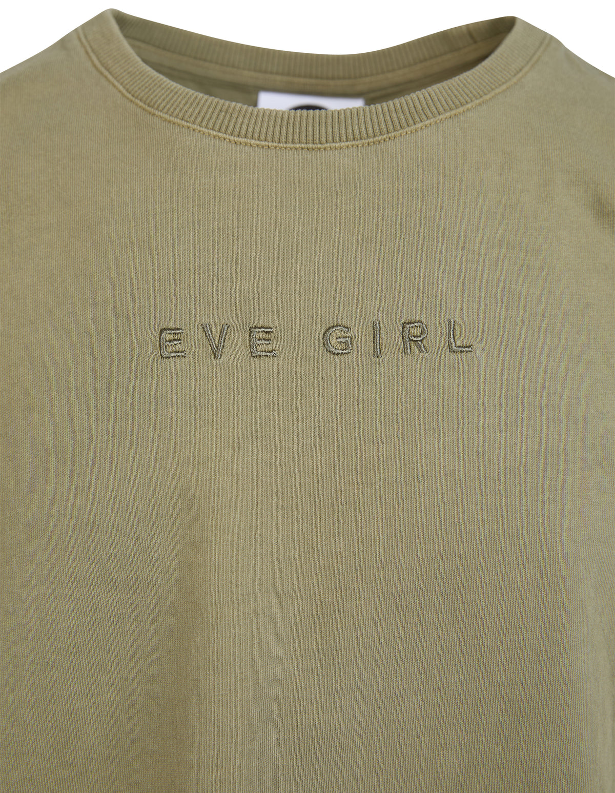Teen Eve Girl Washed Tee Khaki
