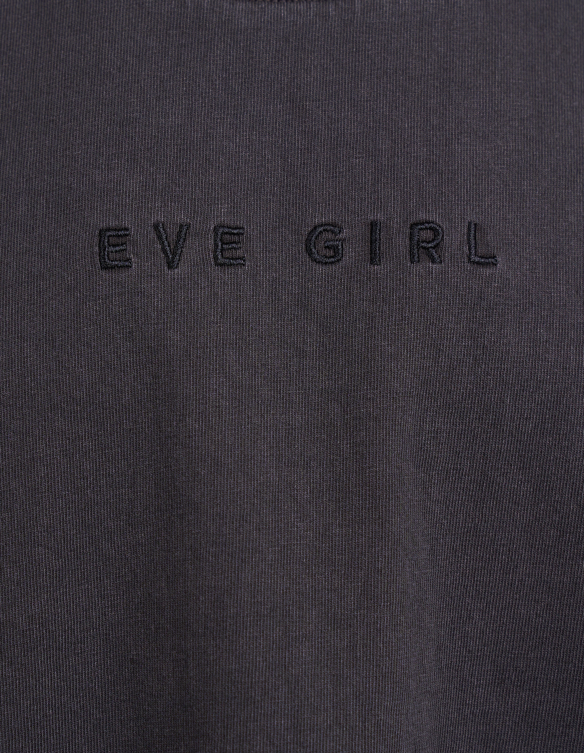 Teen Eve Girl Washed Tee Washed Black