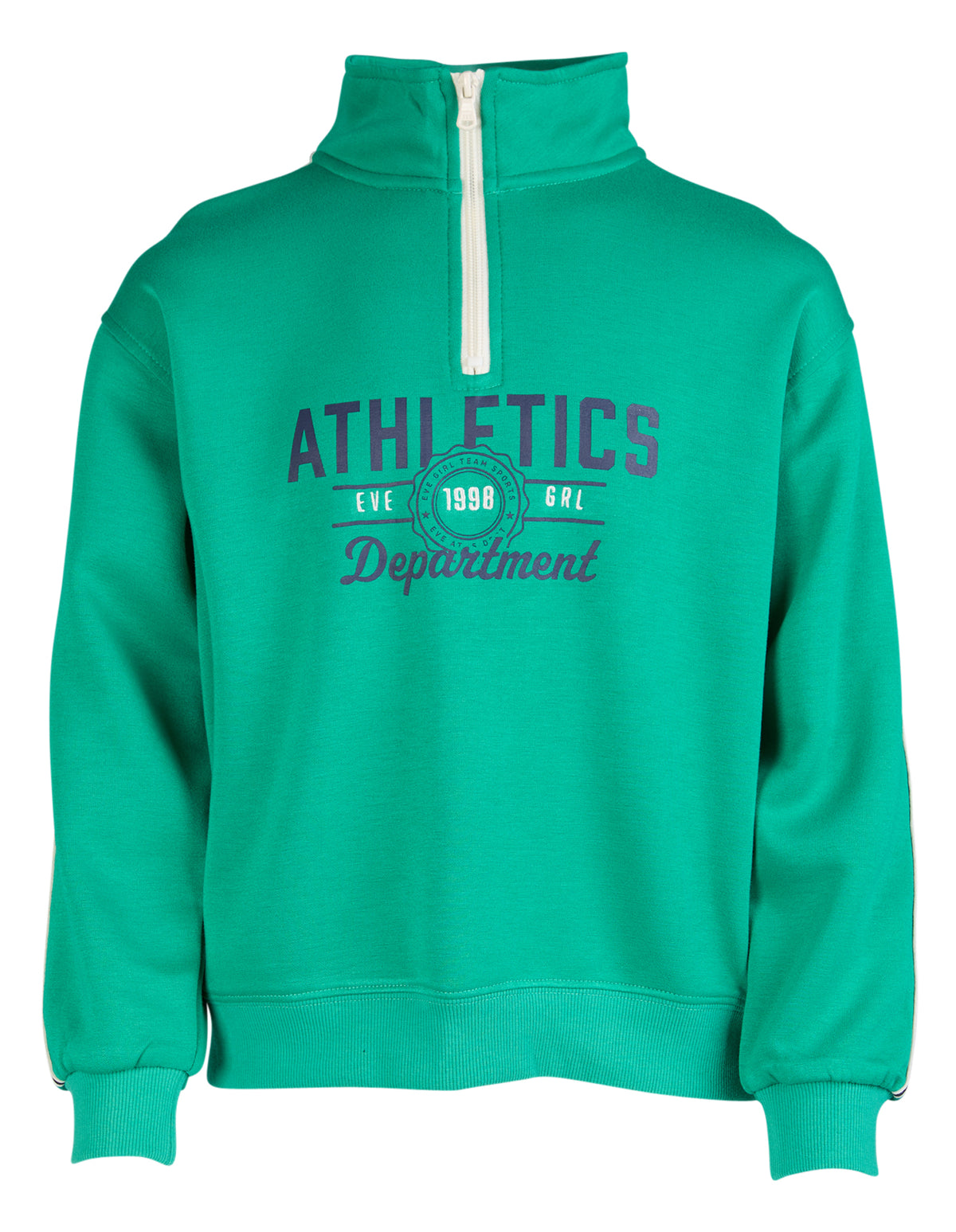 Teen Ultimate 1/4 Zip Crew Green