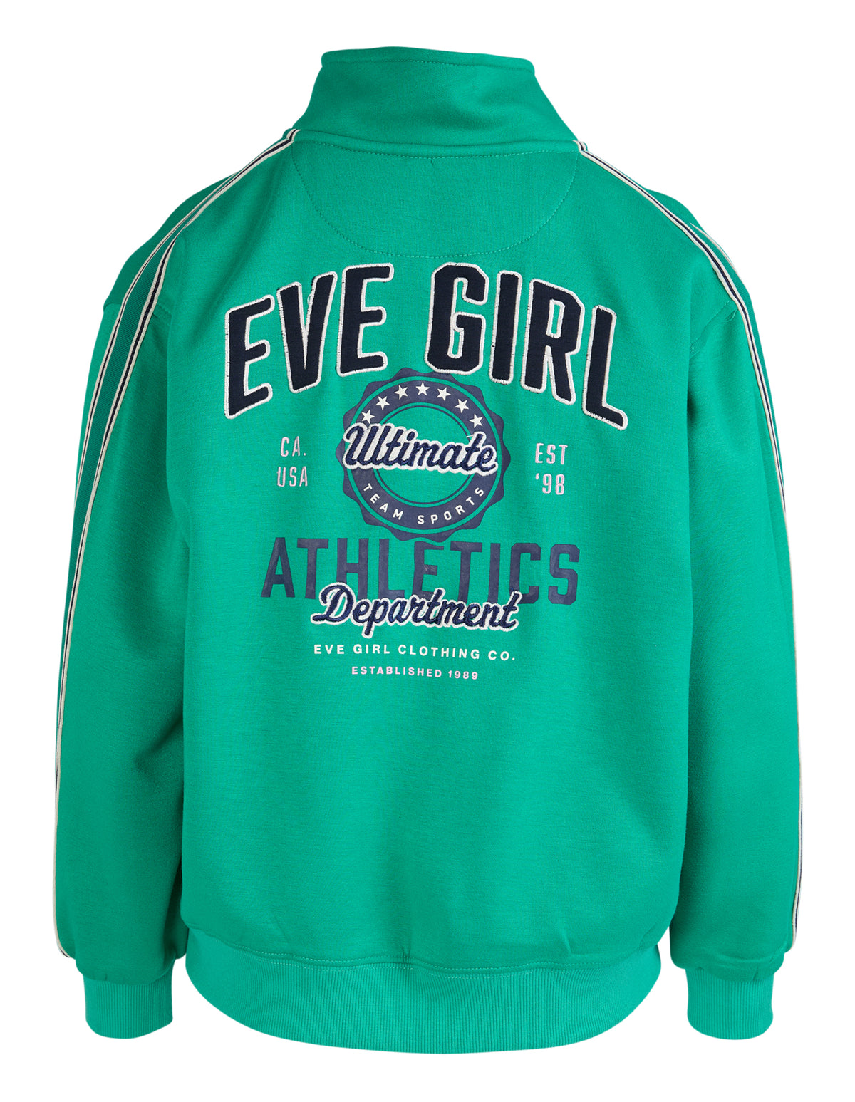Teen Ultimate 1/4 Zip Crew Green