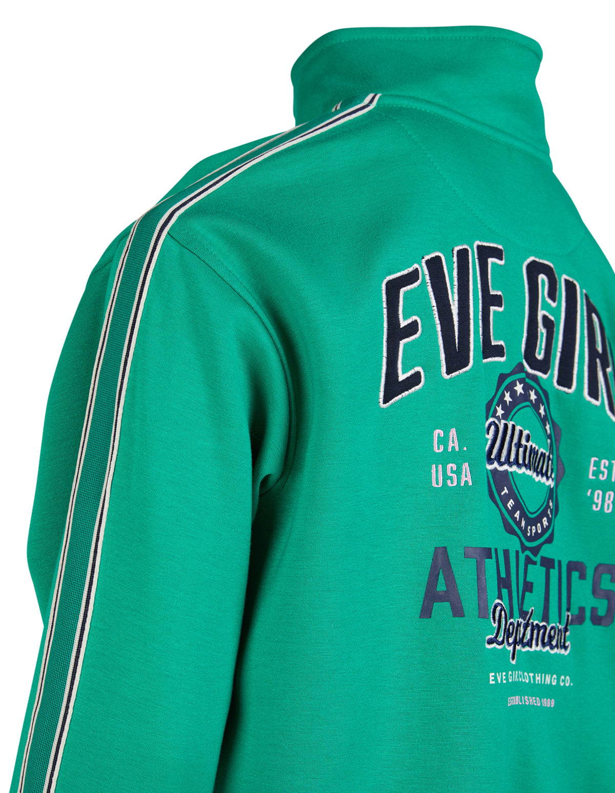 Teen Ultimate 1/4 Zip Crew Green