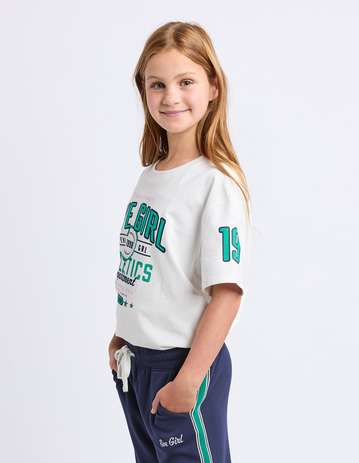 Teen Ultimate Flare Trackpant Navy