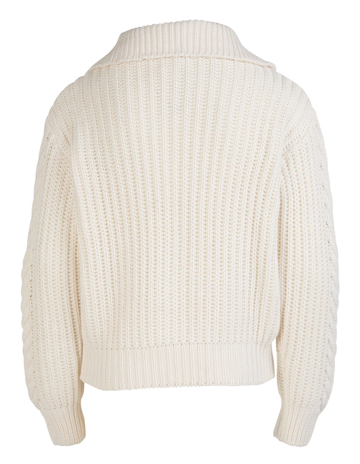 Teen Dahlia 1/4 Zip Knit Vintage White
