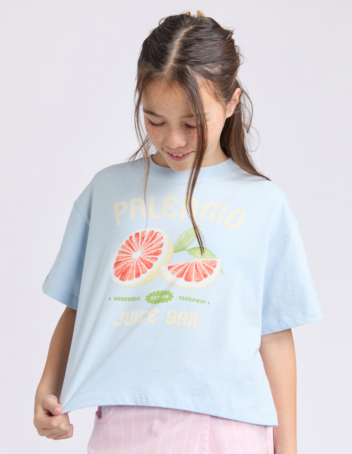 Teen Palermo Tee Light Blue