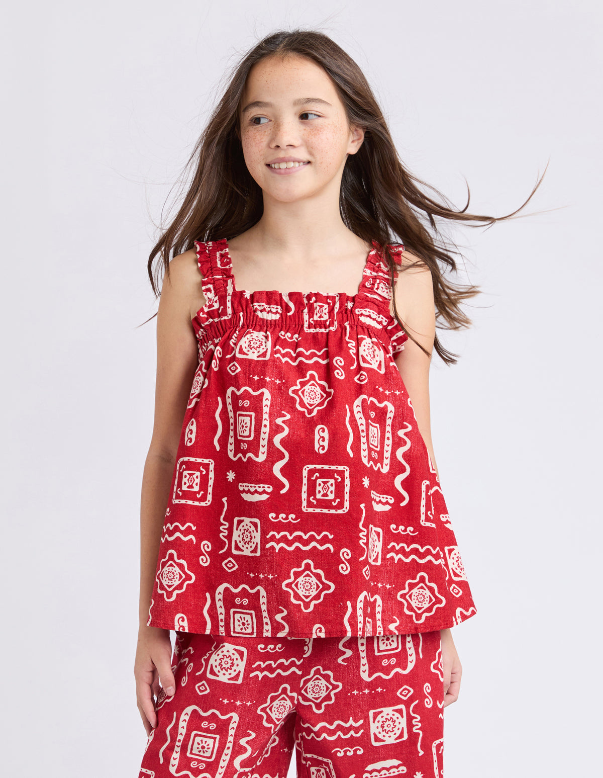 Teen Amalfi Top Print