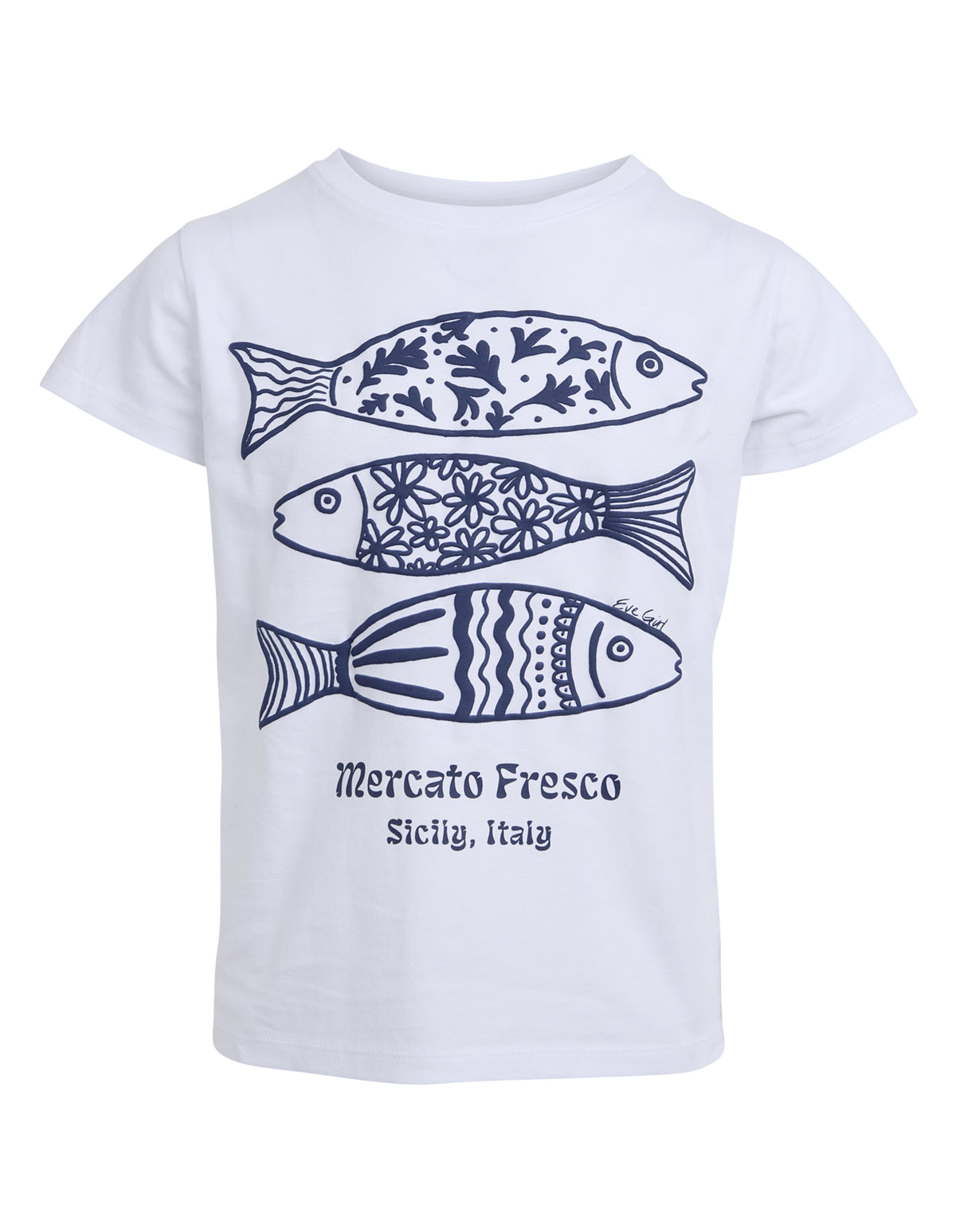 Teen Sardines Tee White