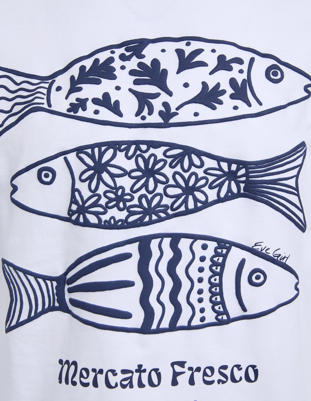 Teen Sardines Tee White