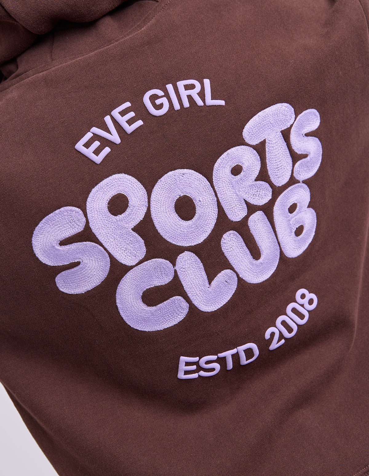 Teen Sports Club Hoodie Chocolate
