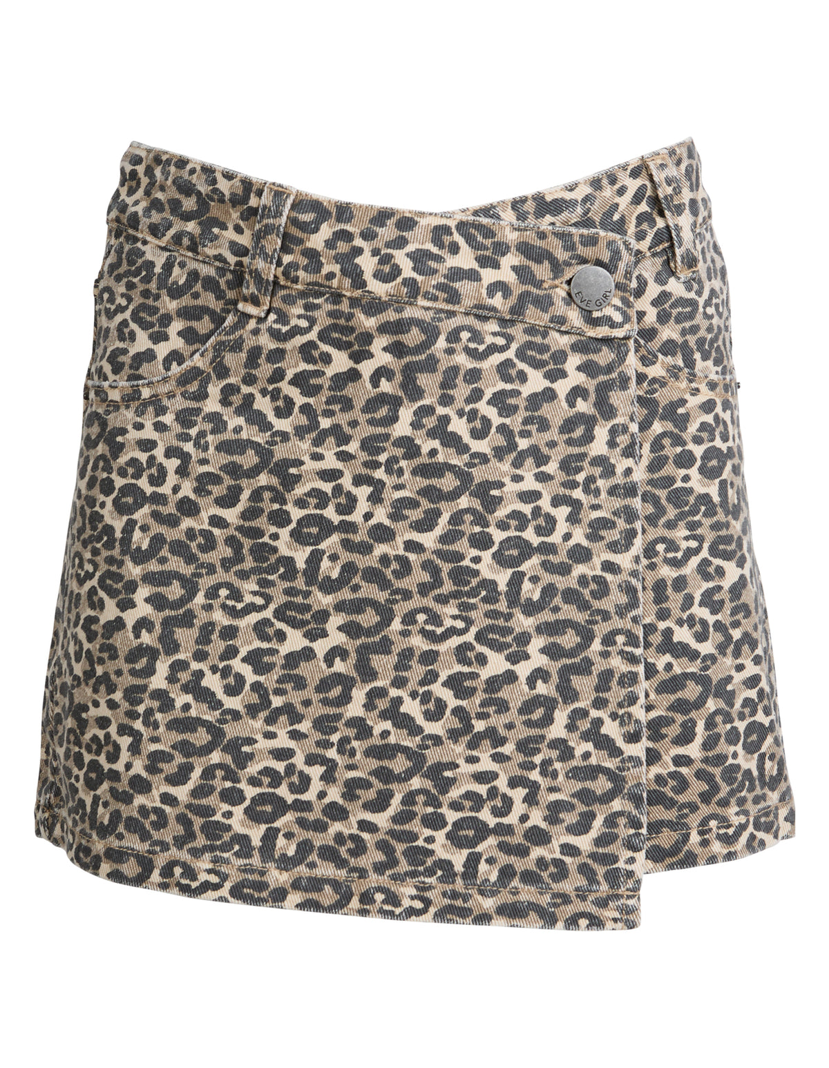Teen Holly Leopard Skort Print