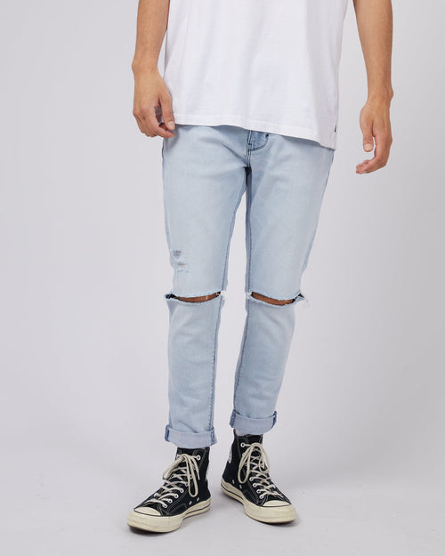 A Brand-A Dropped Skinny Remaster Rip Remaster Rip-Edge Clothing