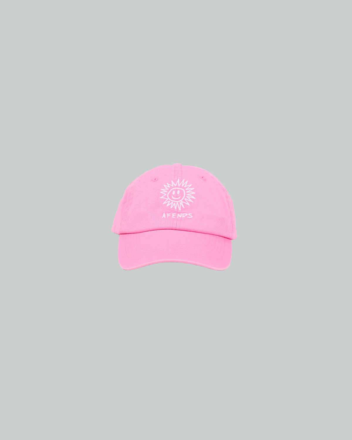 High Recycled Panelled Cap Pink