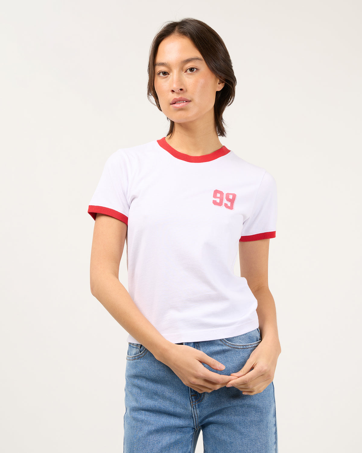 99 Boyfriend Tee White