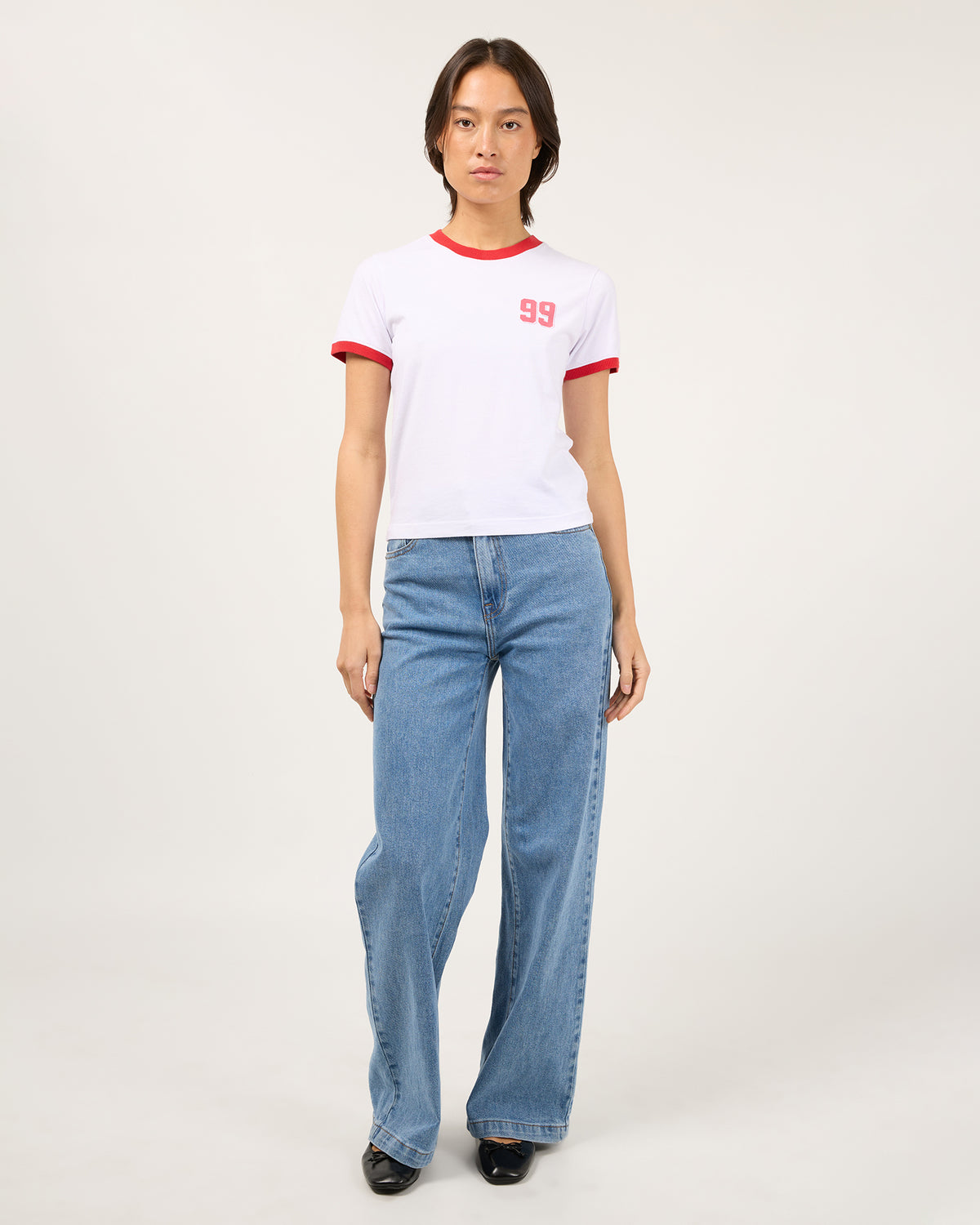 99 Boyfriend Tee White
