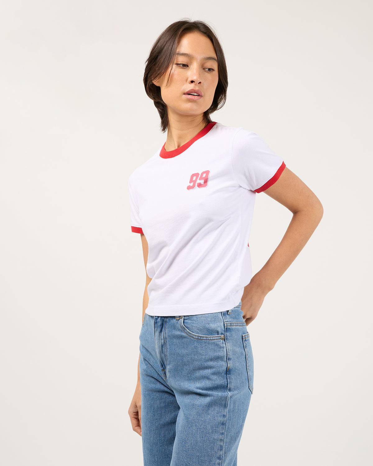 99 Boyfriend Tee White